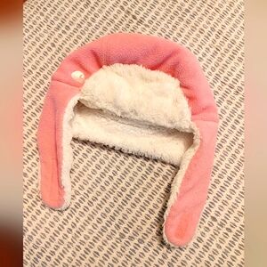 Carhartt Cozy Pink and White Kids Winter Hat